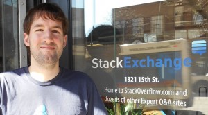Shane Madden at the Denver StackExchange office