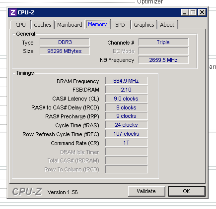 memory cpu z